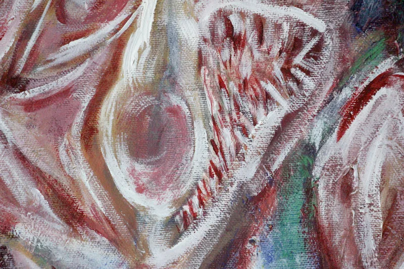 Detail 3 of untitled, a painting by Yiğit Özen