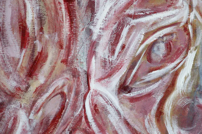 Detail 4 of untitled, a painting by Yiğit Özen