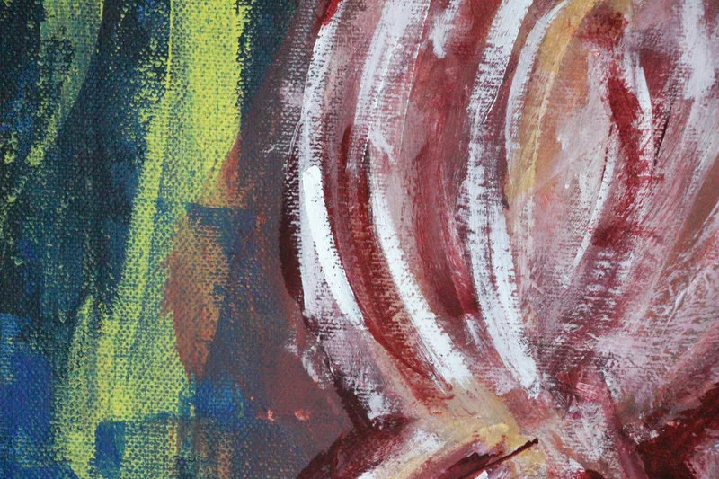 Detail 5 of untitled, a painting by Yiğit Özen
