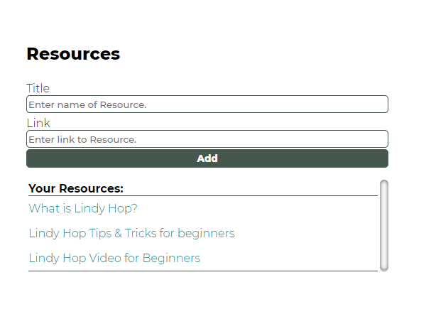 Resources Section