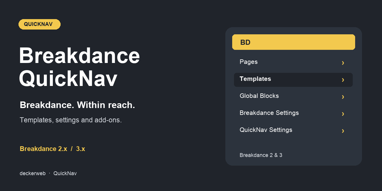 Breakdance QuickNav