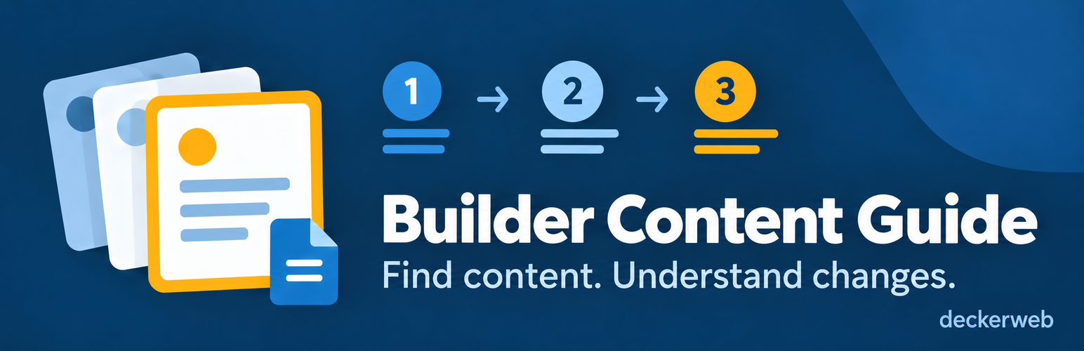 Builder Content Guide