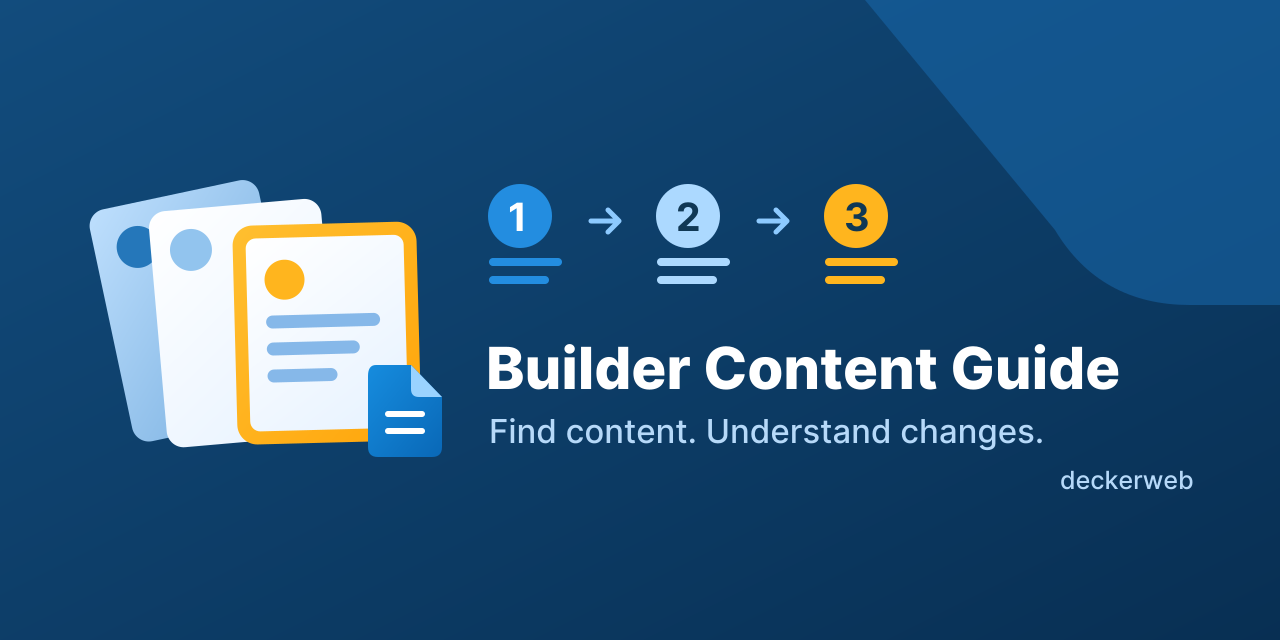 Builder Content Guide