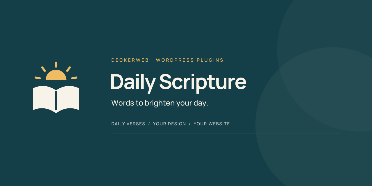 Daily Scripture banner