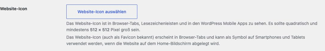 Website-Icon mit Erklärung zu Favicon und Home-Bildschirm