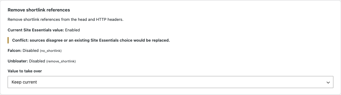Explicit conflict choices