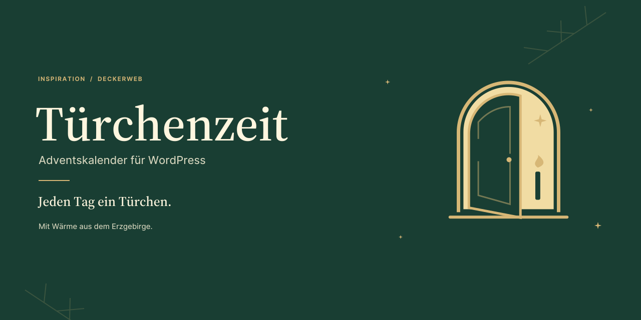 Türchenzeit – Ein Adventskalender für WordPress