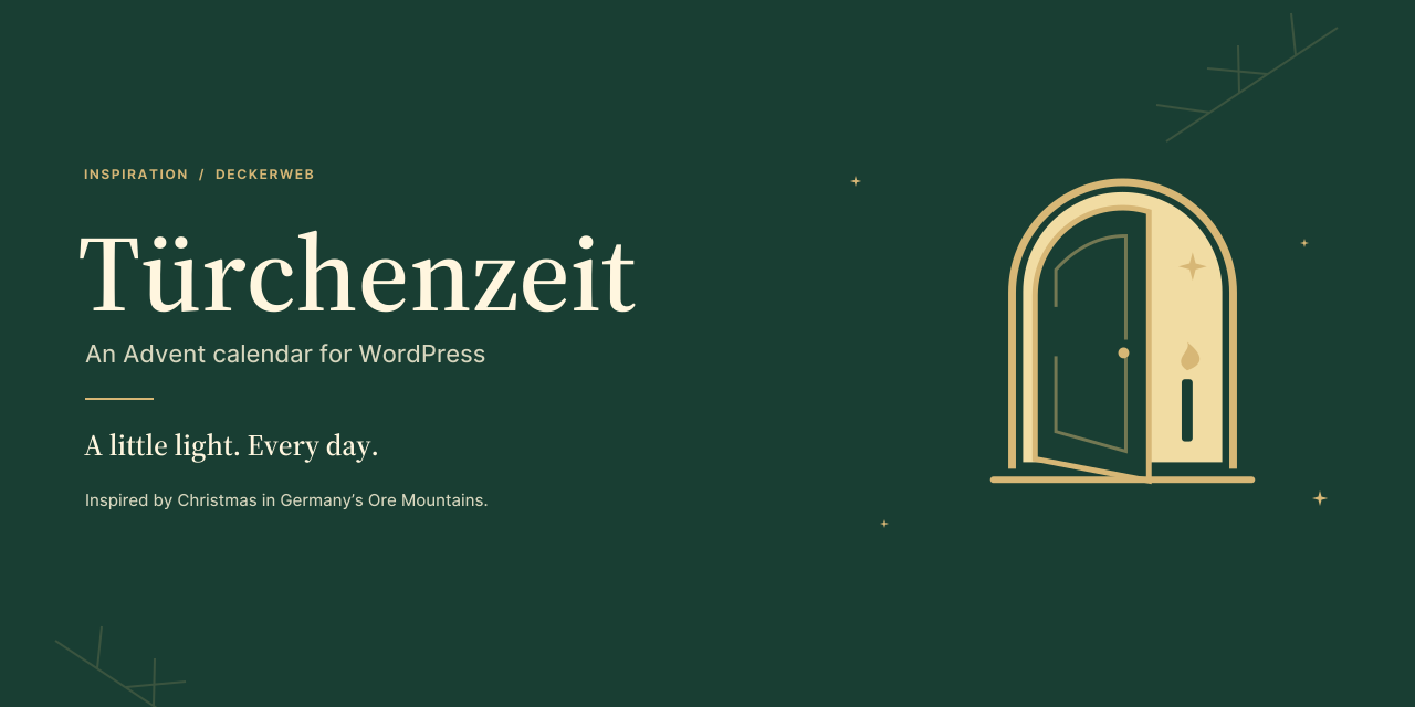 Türchenzeit – An Advent calendar for WordPress