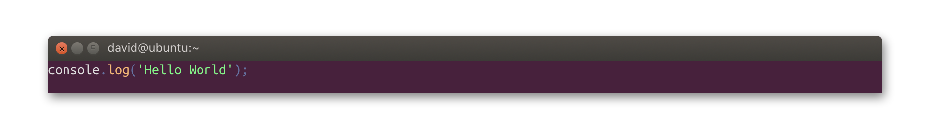 Syntax highlighting code block as Ubuntu card