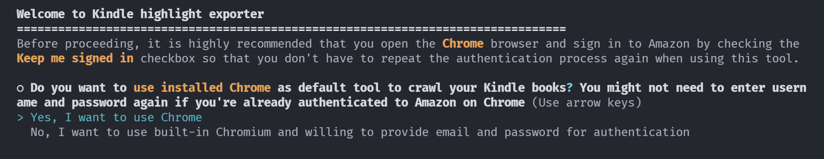 Greeting and use Chrome question