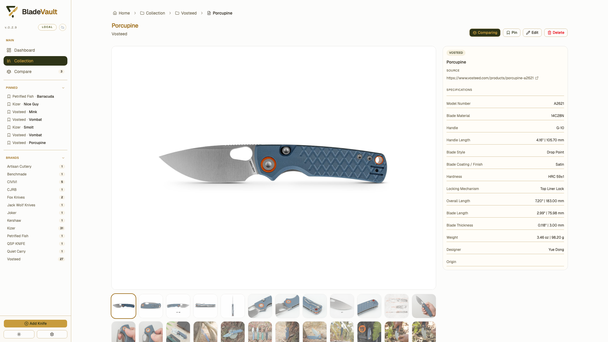 Knife Detail