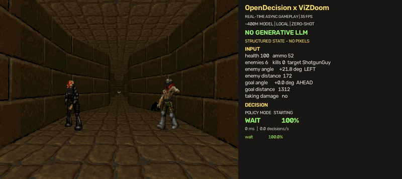 OpenDecision plays Doom at skill 5