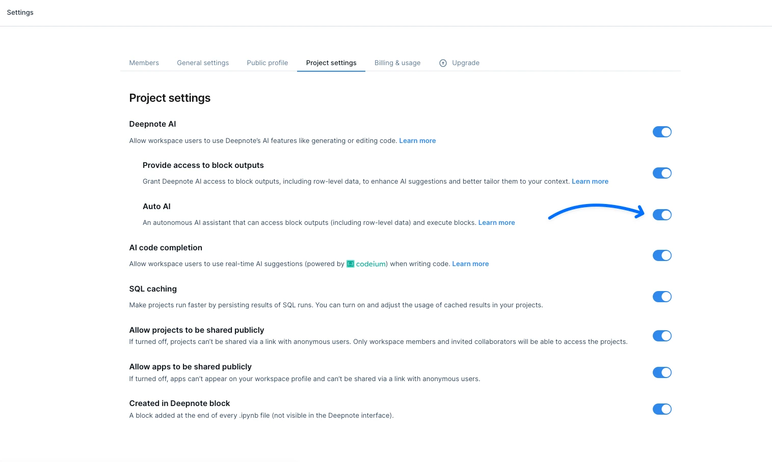 deepnote ai auto ai settings.png