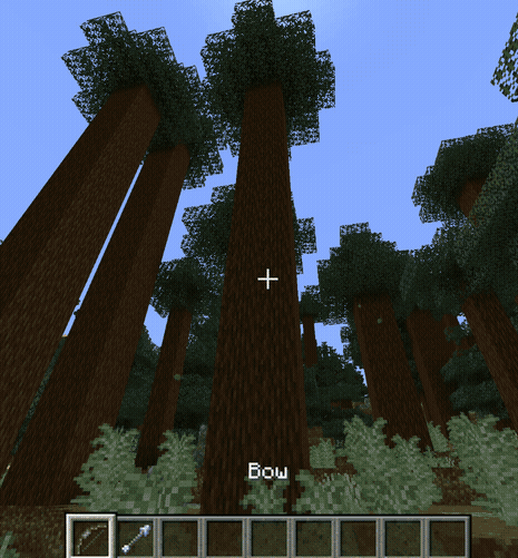 Shooting a rope arrow