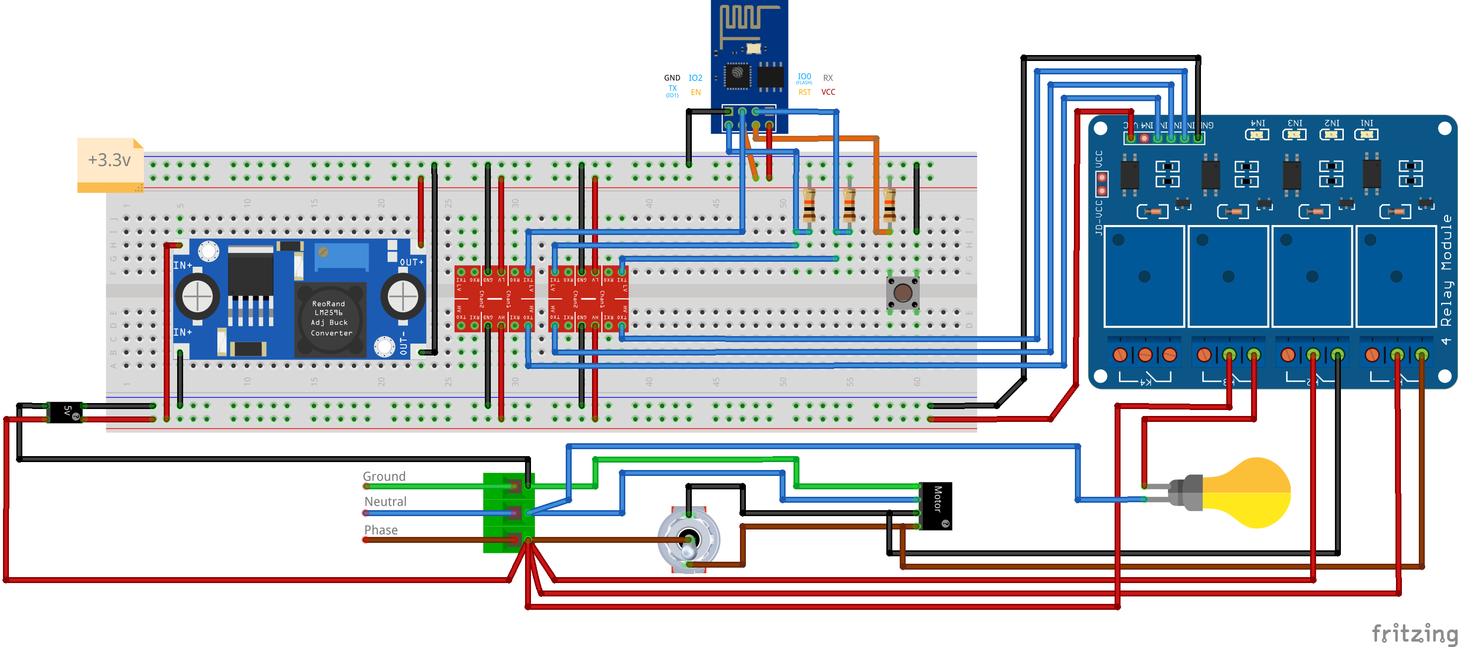 Rolonator Breadboard Schema