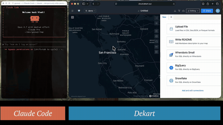 Self-hosted alternative to CARTO & Foursquare Studio for your data warehouse.