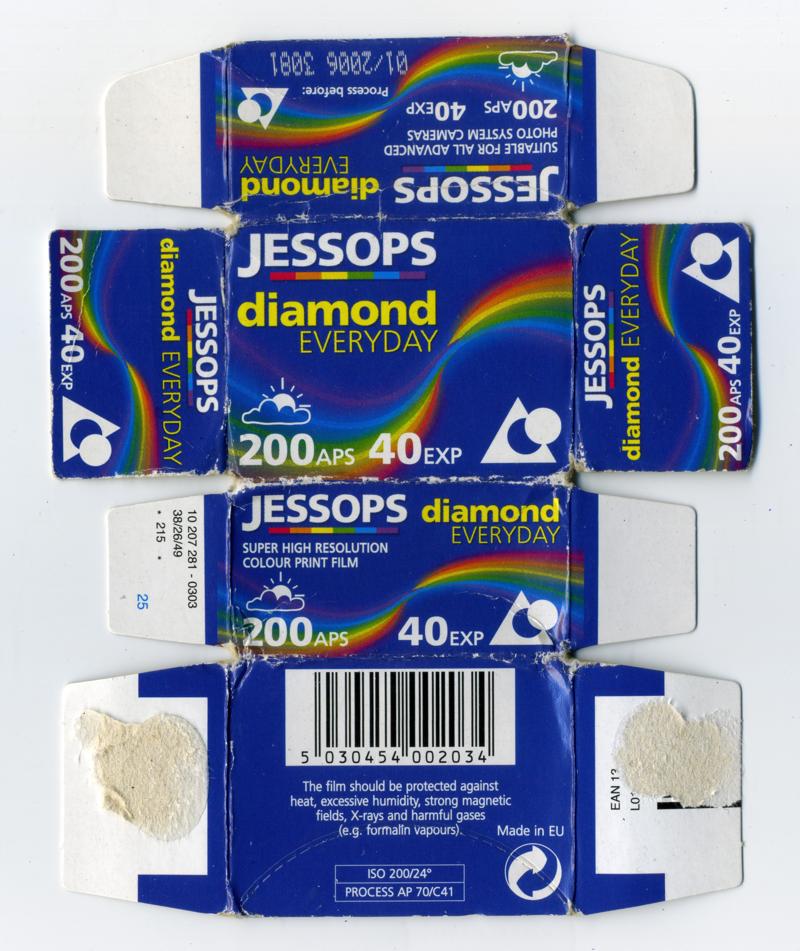 Jessops Diamond Everyday film packaging