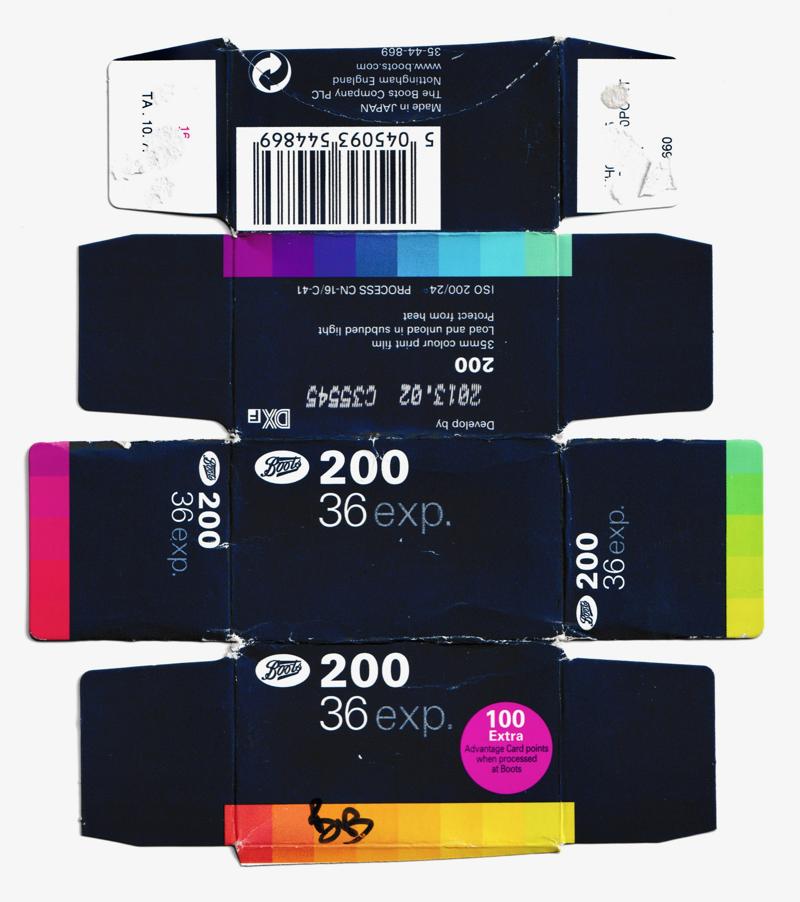 Boots Colour Print Film film packaging