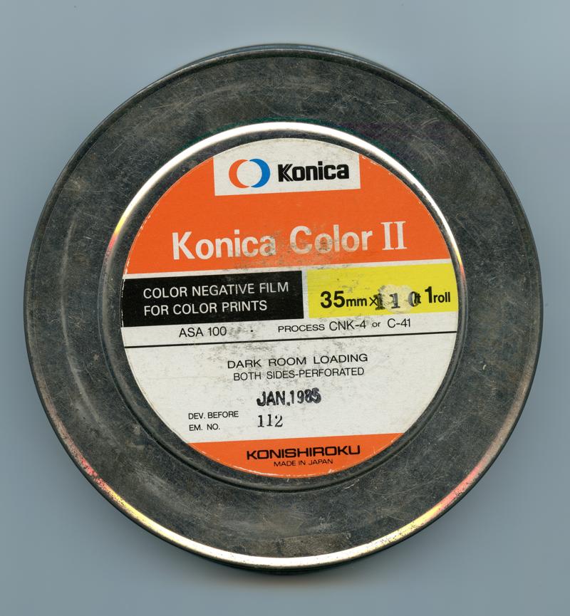 Konica Konica Color II film packaging