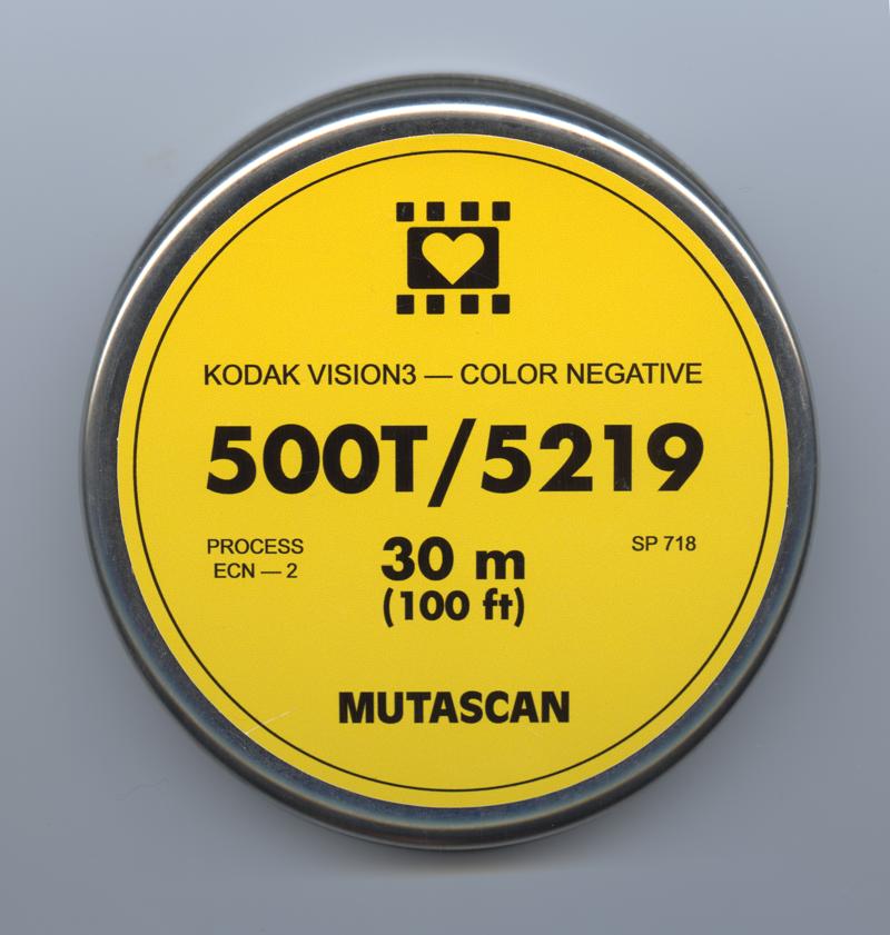 Mutascan Kodak Vision3 500T/5219 film packaging