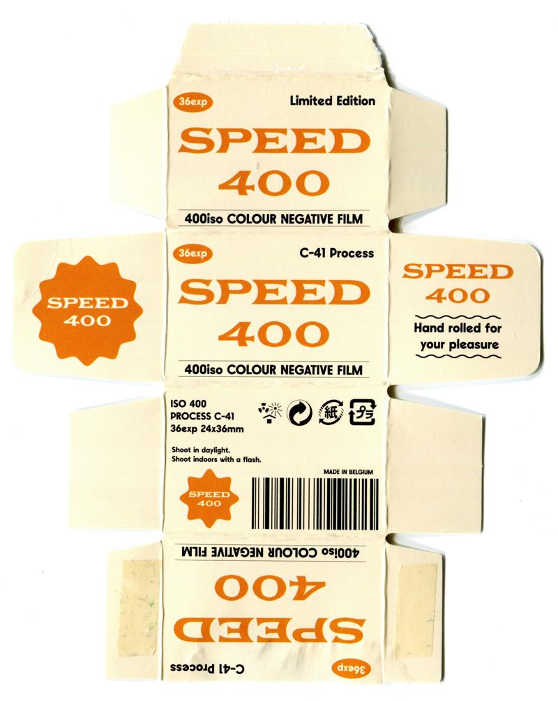 Walkens Speed 400 film packaging