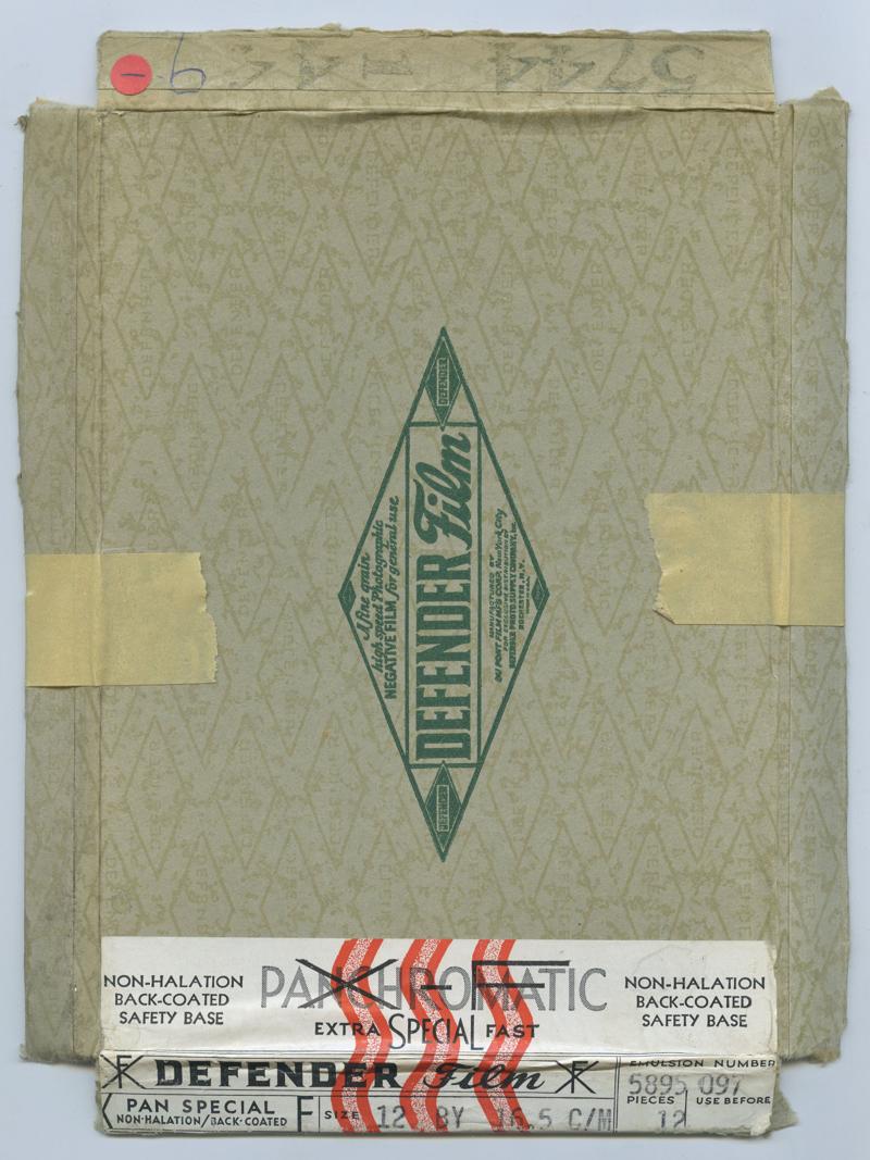 Defender Extra Special Fast Panchromatic film packaging