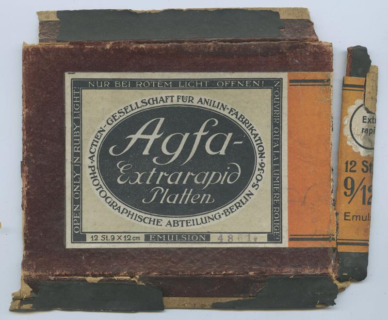 Agfa Extra Rapid Platten film packaging