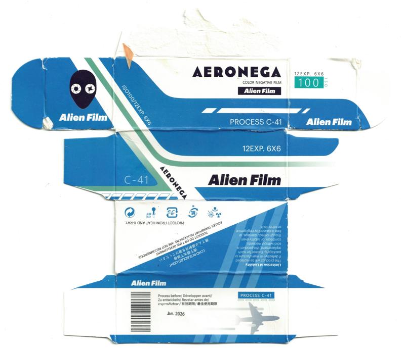 Alien Film Aeronega film packaging