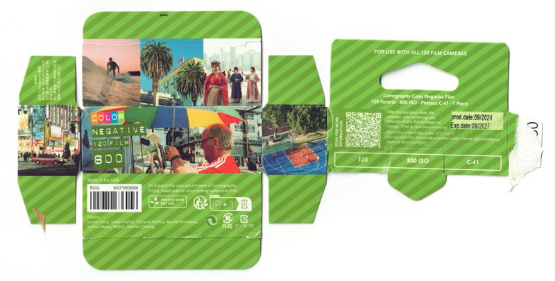Lomography Color Negative Film film packaging