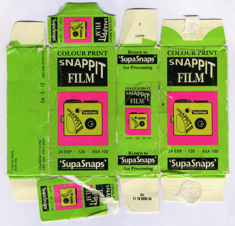 SupaSnaps Snappit Film film packaging
