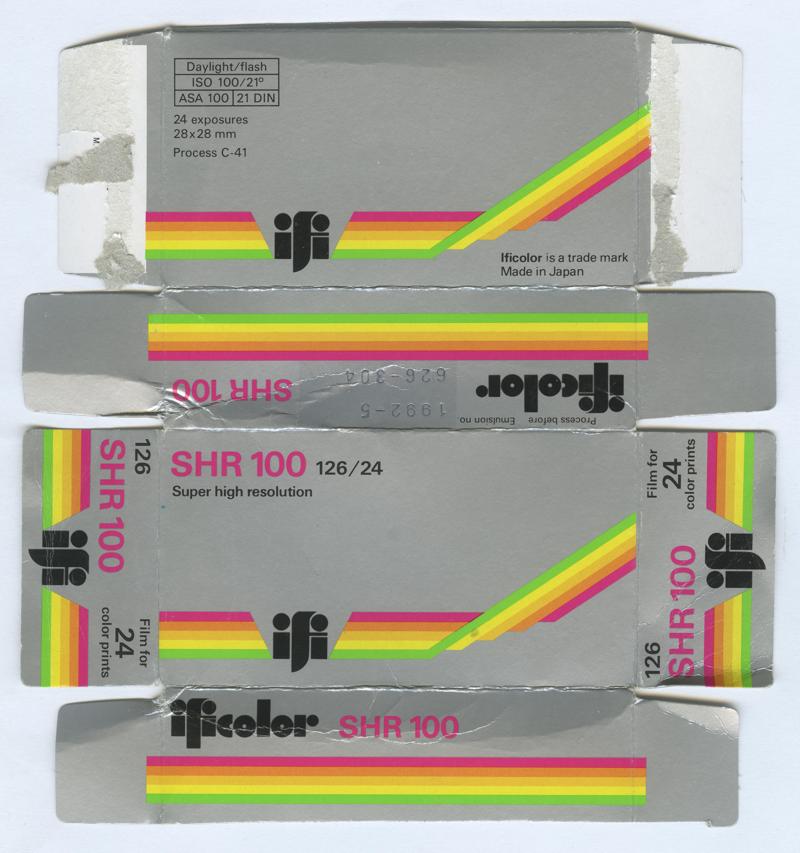 Ificolor SHR 100 film packaging