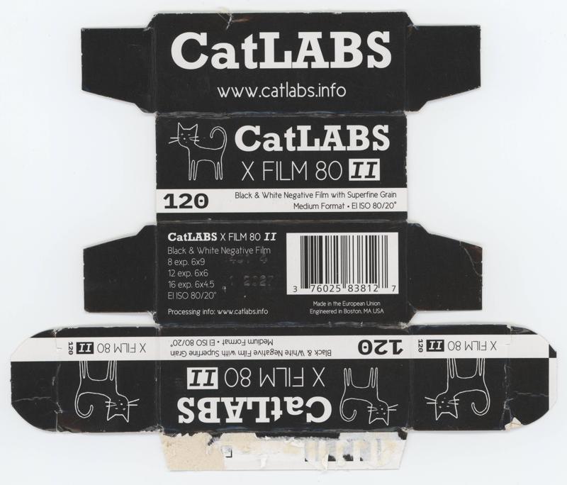 CatLABS X Film 80 MKII film packaging