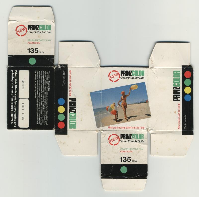 PrinzColor Colour Negative Film film packaging