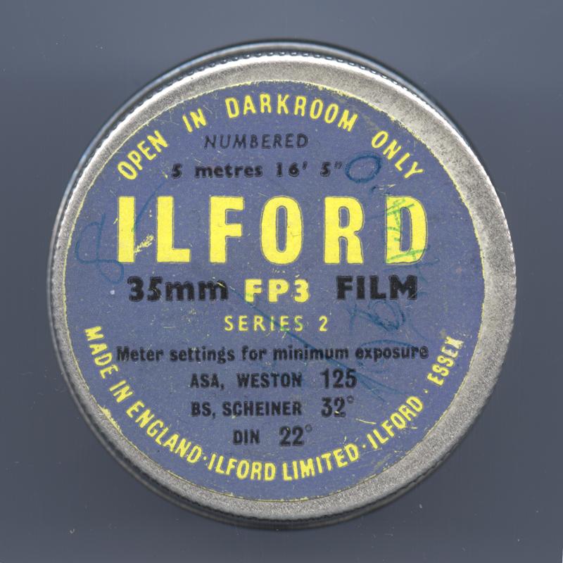 Ilford FP2 SELO -2 film packaging