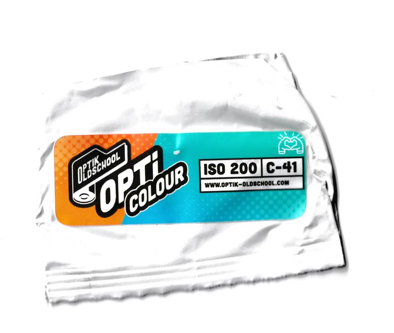 Optik Oldschool OptiColour 200 film packaging