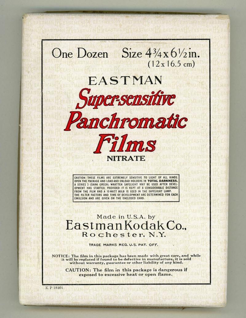 Kodak Super-sensitive Panchromatic Films film packaging