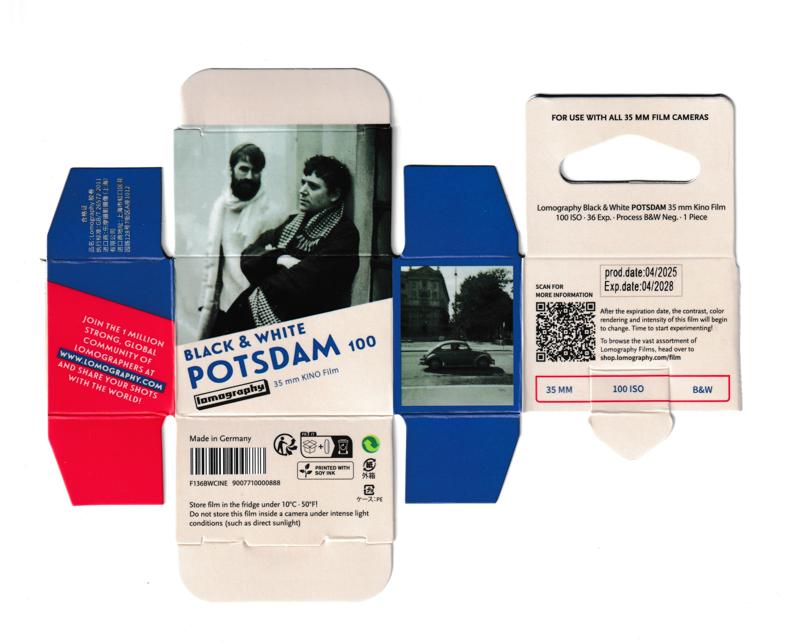 Lomography Postdam film packaging