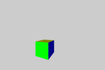 A rotated cube