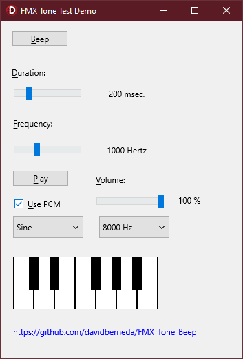 FMX Tone Beep