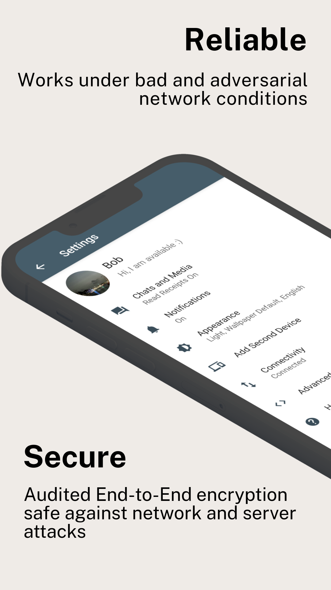Screenshot 4 of Delta Chat — opens full size