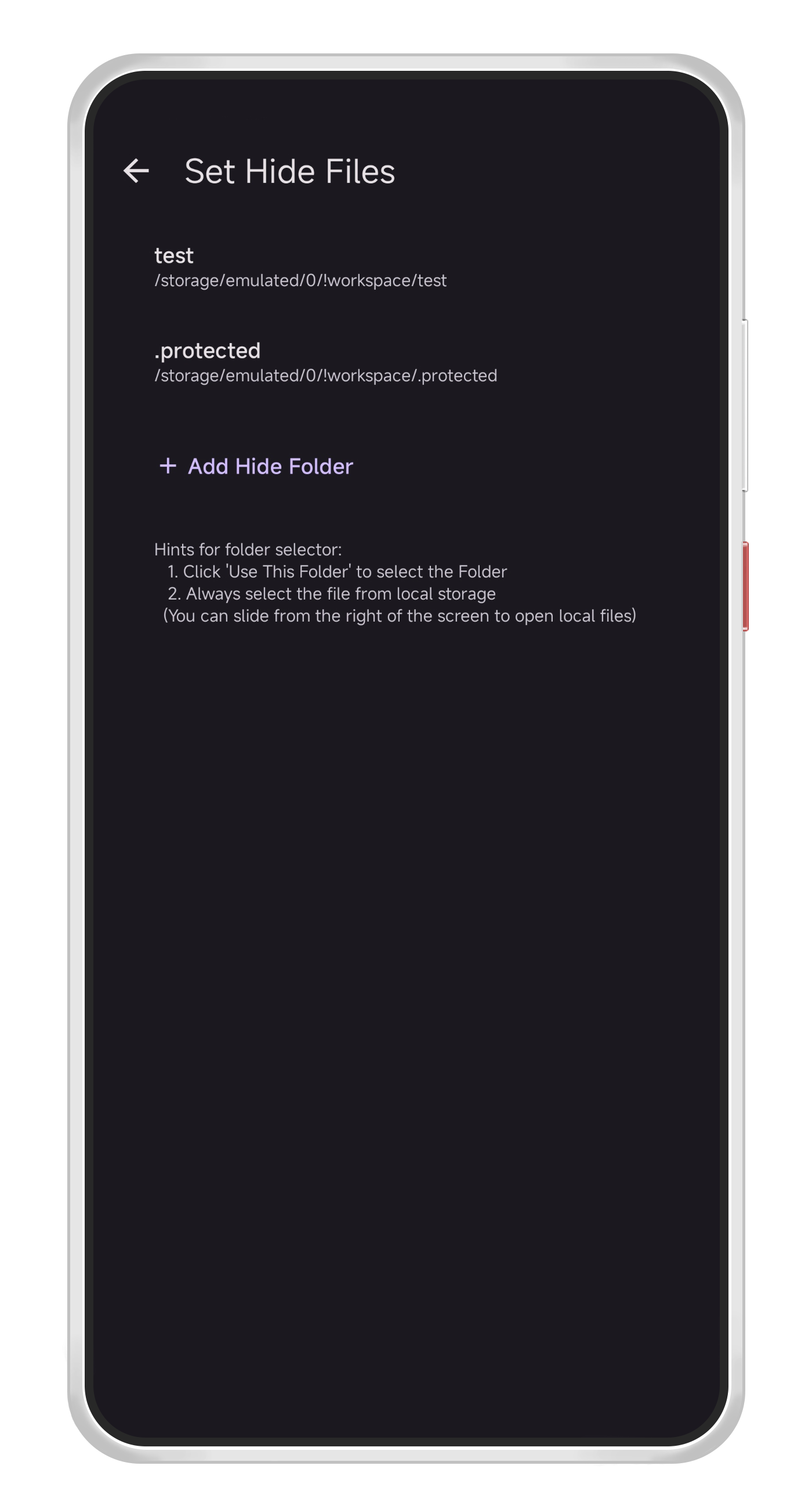 Screenshot 4 of Amarok Hider — opens full size