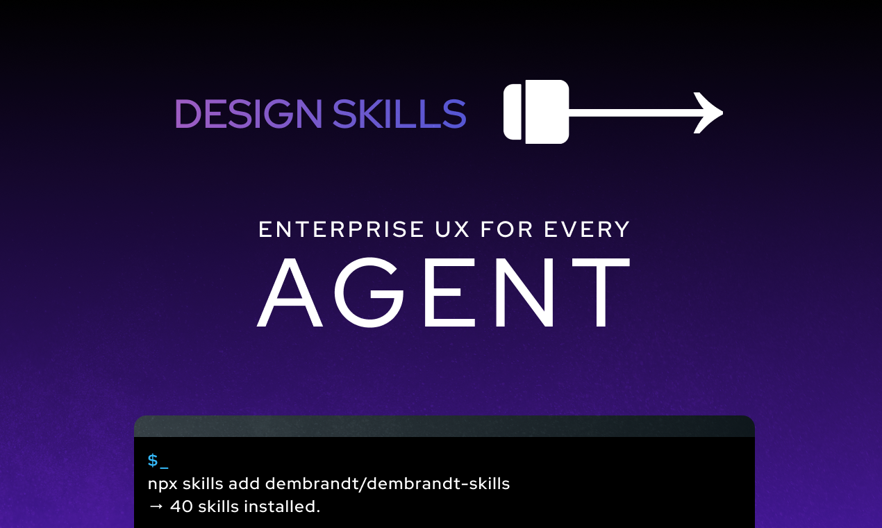 Enterprise UX for every agent