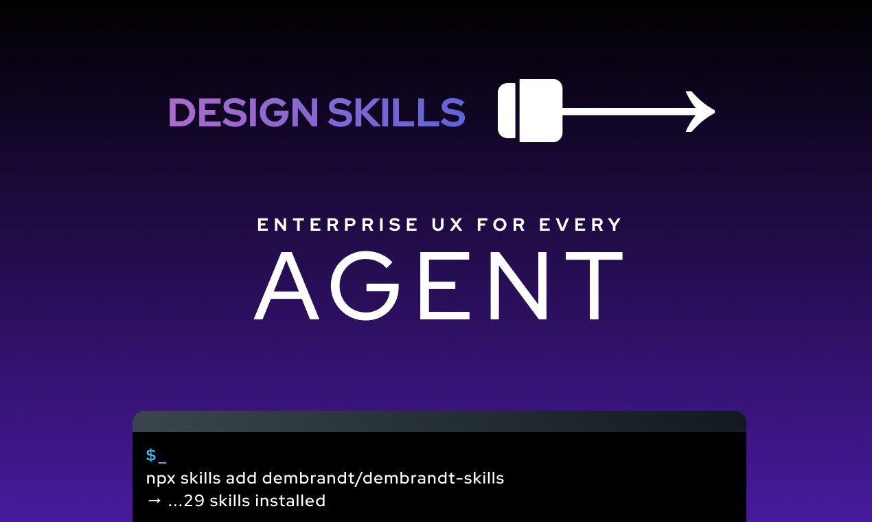 Enterprise UX for every agent