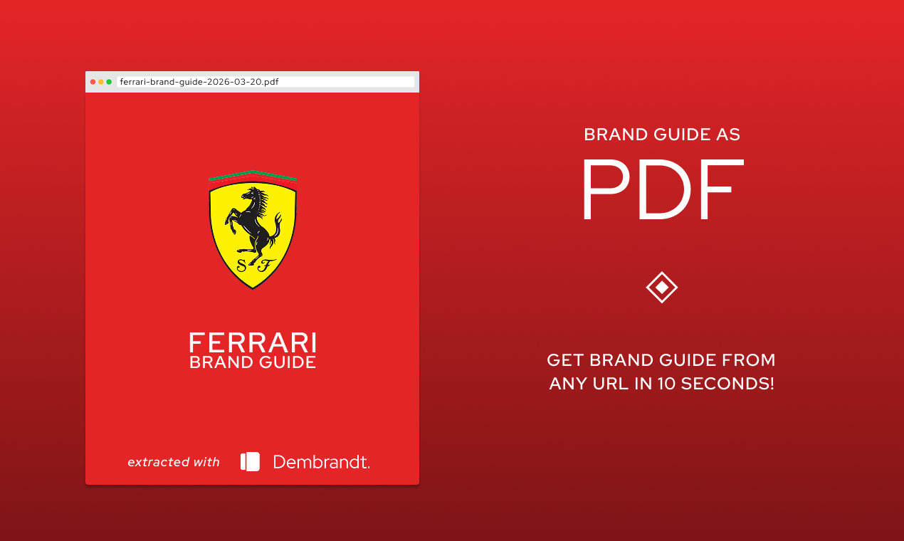 Brand guide PDF extracted from any URL