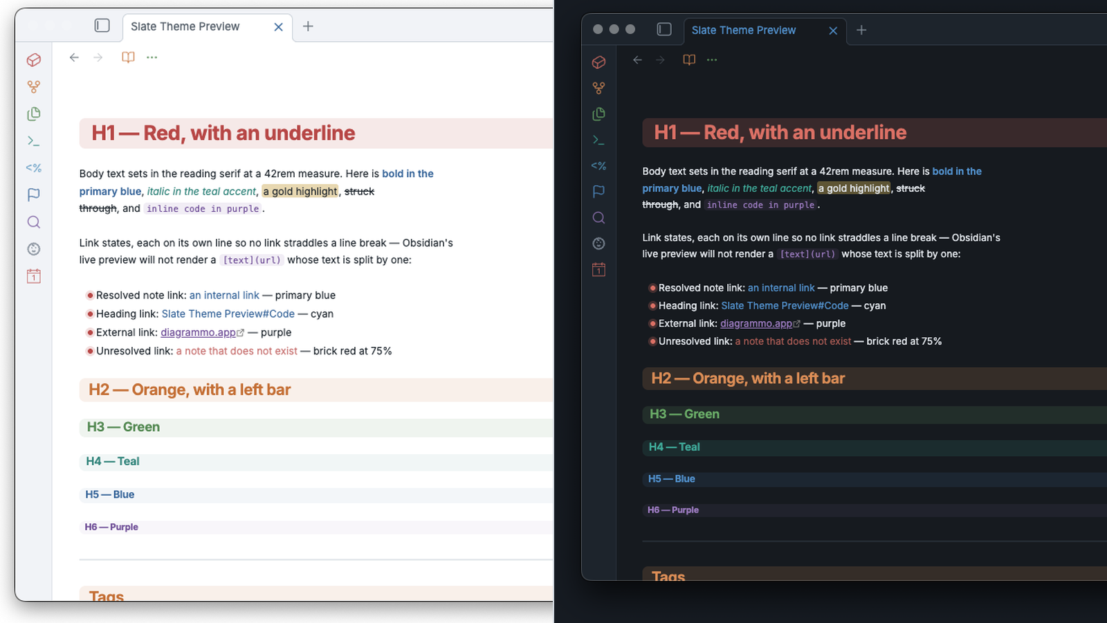 Diagrammo Slate screenshot