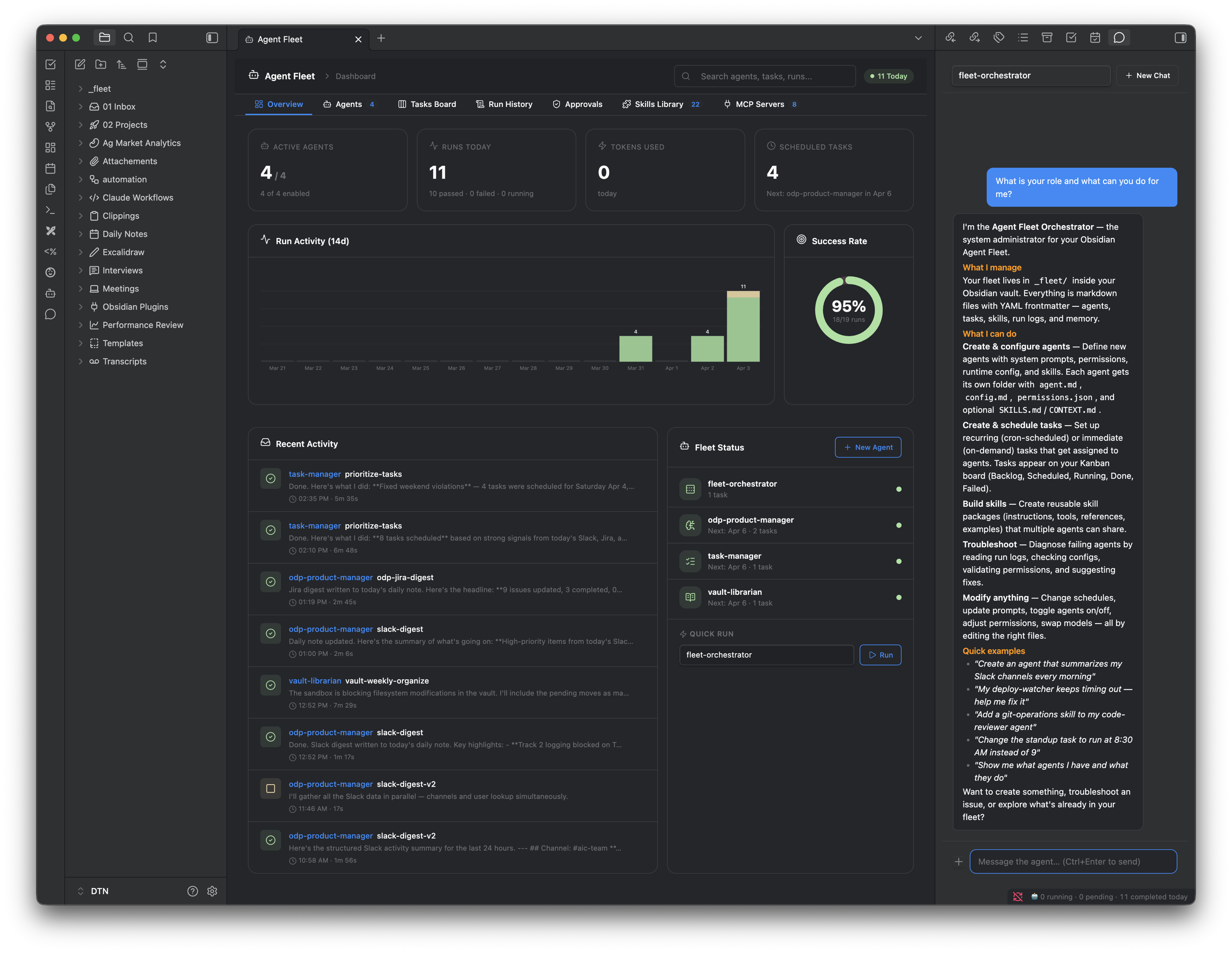 Agent Fleet Dashboard