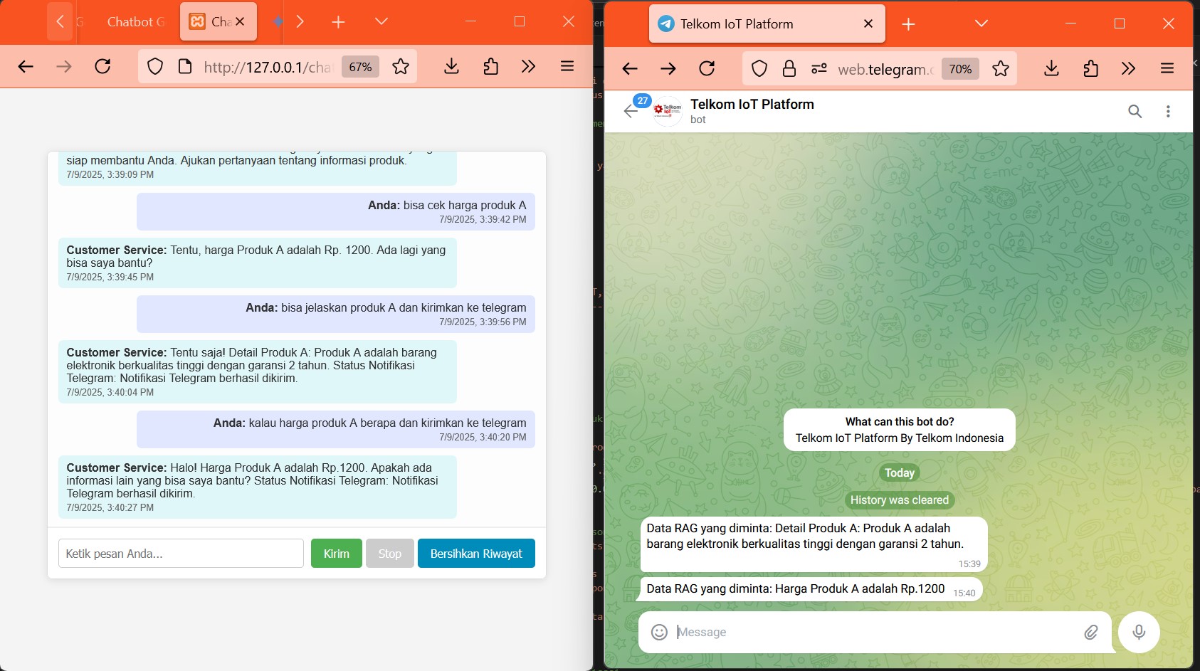 Screen Shoot Chatbot