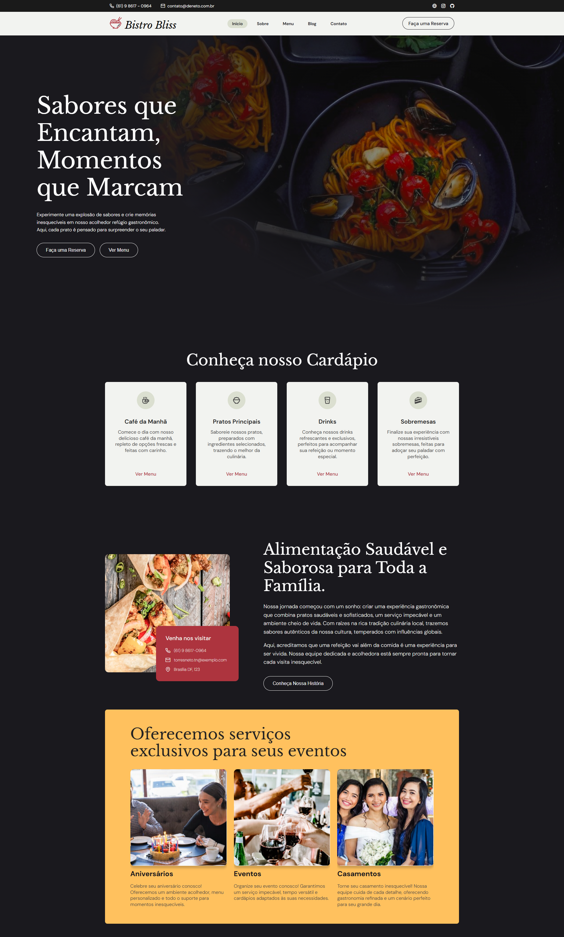 Design do Bistro Bliss