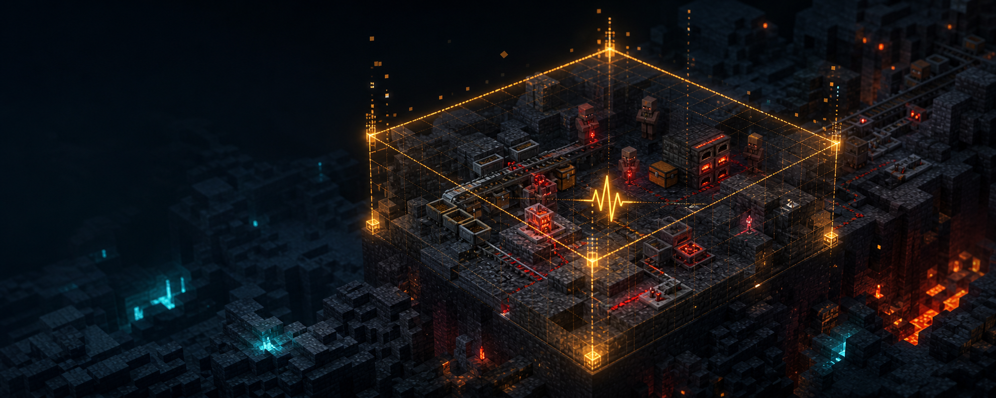 ChunkDoctor showing an explainable risk score for a loaded Minecraft chunk