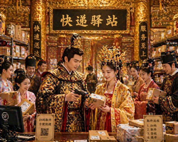 皇宫深处的御用快递驿站 sample 1